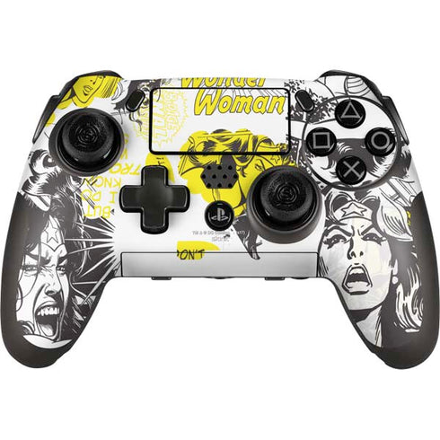 DC Comics Wonder Woman Vintage Comic Art PlayStation Scuf Vantage 2 Controller Skin